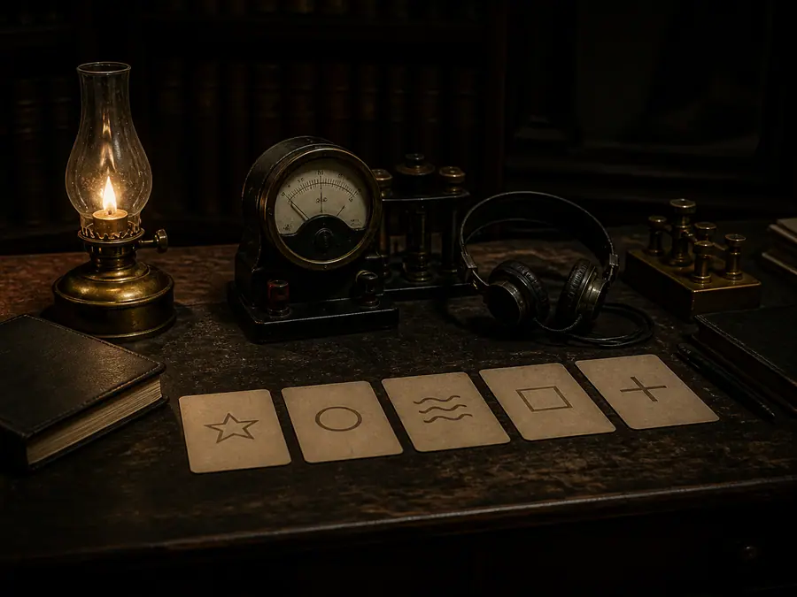 Historic parapsychology research equipment